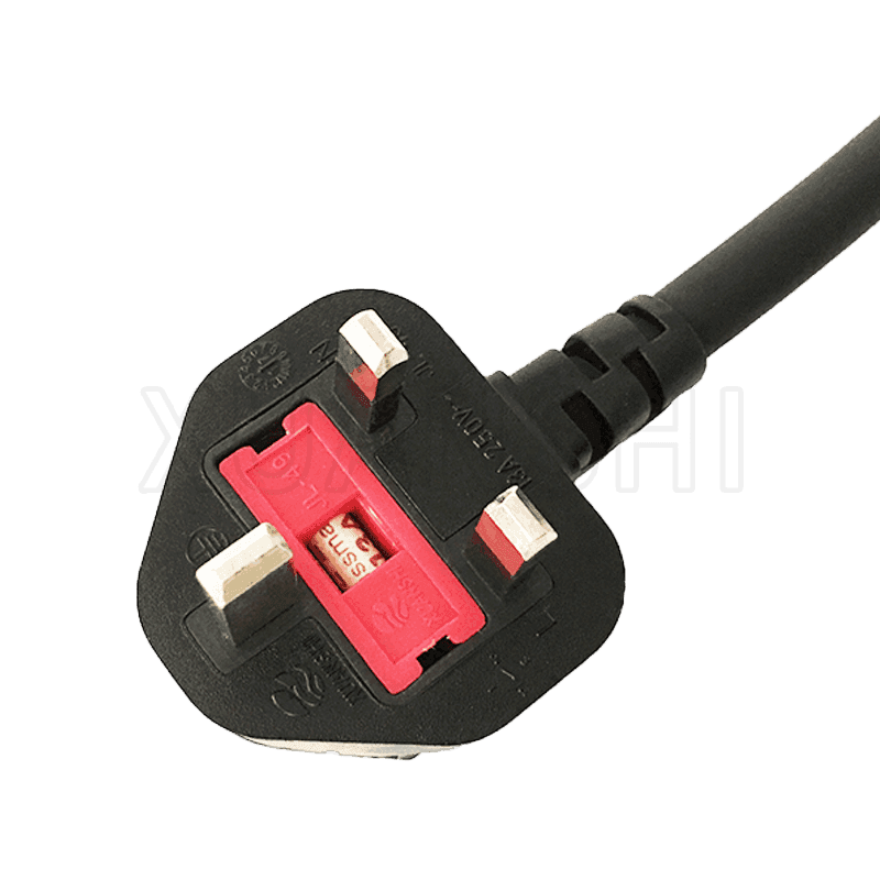 UK 3-pins netsnoer met C13 connector JL-49,JL-38C