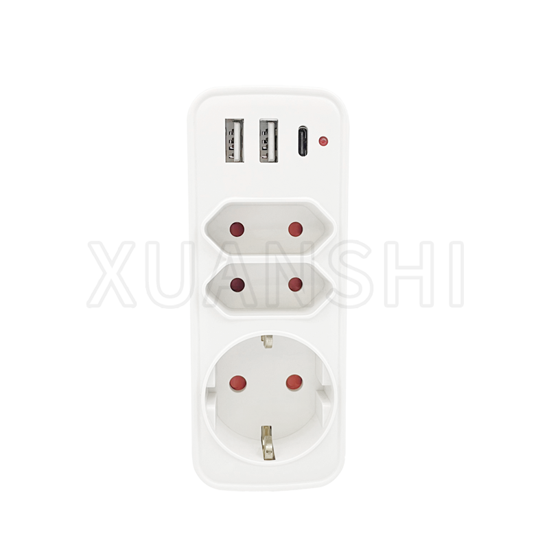 USB-busadapter 5 in 1 voor thuisreisbureau XS-ZHQD3U