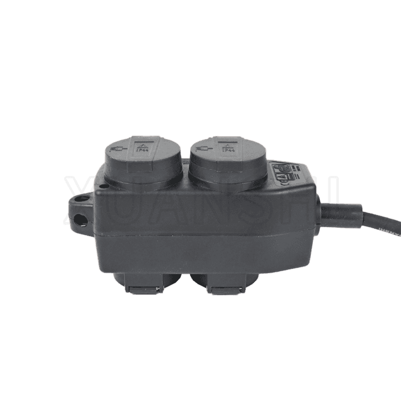 Europese 4-weg IP44 waterdichte verdelersocket JL-3F,XS-XBD4A