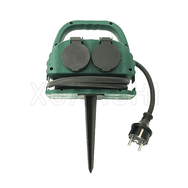 Europese 4-weg IP44 waterdichte tuincontactdoos JL-3F,XS-XBD4