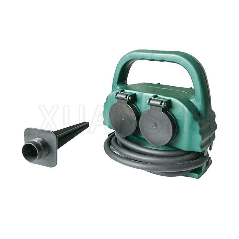 Europese 4-weg IP44 waterdichte tuincontactdoos JL-3F,XS-XBD4